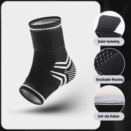 Ankle Brace Adjustable Support Elastic Strap for Basketball Cycling Sport Protection