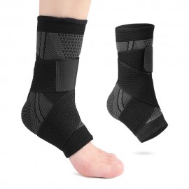 1pc Ankle Support Brace Breathable Adjustable Ankle Sleeve Wrap for Sprains Injury Recovery