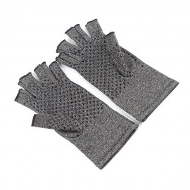 Anti-slip Fingerless Arthritis Gloves Carpal Tunnel Gloves for Computer Typing Pain Relief