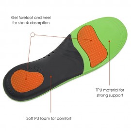 Arch Support Insoles for Men and Women Orthotic Shoe Inserts for Flat Feet Plantar Fasciitis