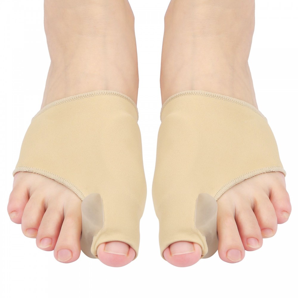 1 Pair Bunion Corrector Gel Bunion Pads Sleeves Brace Bunion Relief Big Toe Separator for Big Toe Joint Pain Relief