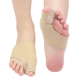 2 Pairs Bunion Corrector Gel Bunion Pads Sleeves Brace Bunion Relief Big Toe Separator for Big Toe Joint Pain Relief