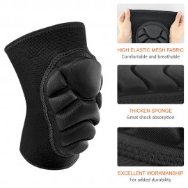 Kneepads Knee Protector Soft Breathable Knee Guards Elastic Knee Braces Knee Support for Volleyball Football Dance Yoga Tennis Running Cycling Mountaineering