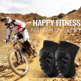 Kneepads Knee Protector Soft Breathable Knee Guards Elastic Knee Braces Knee Support for Volleyball Football Dance Yoga Tennis Running Cycling Mountaineering