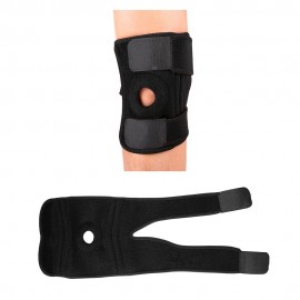 Knee Brace Support Sleeve Open Patella Protector Wrap Breathable Neoprene Sleeve