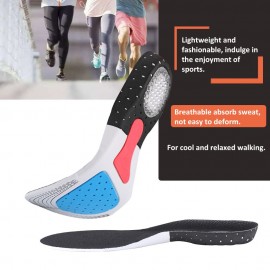 Orthopedic Foot Arch Support Sport Shoe Pad Running Gel Insoles Insert Cushion Insole Sneakers Pad Sweat-absorption and Flash Drying Foot Care Pads Fine Quality Sport Products