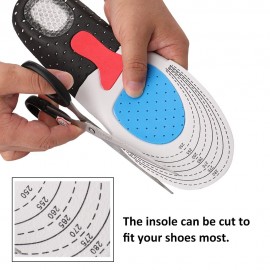 Orthopedic Foot Arch Support Sport Shoe Pad Running Gel Insoles Insert Cushion Insole Sneakers Pad Sweat-absorption and Flash Drying Foot Care Pads Fine Quality Sport Products