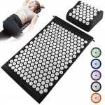 Acupuncture Mat Pillow Set Acupressure Mat Cushion Massage Pillow Pad for Full Body Massage Cushion