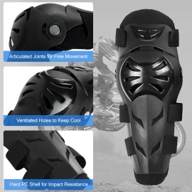 1 Pair Motorcycle Knee Pad Motor Racing Knee Protector Knee Guards Knee Cap Guard Braces