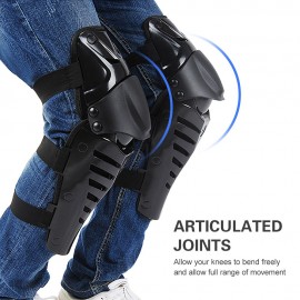 1 Pair Motorcycle Knee Pad Motor Racing Knee Protector Knee Guards Knee Cap Guard Braces