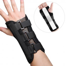 Wrist Support Brace Wrist Stabilizer with Removable Splint Adjustable Wrist Protector for Wrist Sprain Fractures Pain Relief