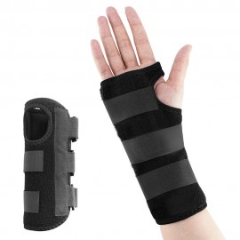 Wrist Support Brace Wrist Stabilizer with Removable Splint Adjustable Wrist Protector for Wrist Sprain Fractures Pain Relief