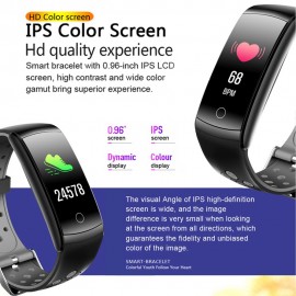 Q8L Fitness Smart Bracelet Color Screen IP68 Waterproof Dynamic Heart Rate Monitoring Smart Watch