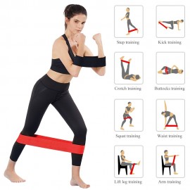 3 PCS Sports Exercise Resistance Loop Bands Set Elastic Band Set for Yoga Home Gym Training