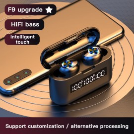 Touching Control Headphones Battery Display Earphone BT Earphones 5.0 Wireless Headset Sports Earbud with Charge Box