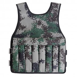 Adjustable Weighted Vest 20KG Max Loading for Exercises Fitness Muscle Building Weight Loss Running