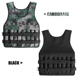 Adjustable Weighted Vest 20KG Max Loading for Exercises Fitness Muscle Building Weight Loss Running