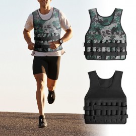 Adjustable Weighted Vest 20KG Max Loading for Exercises Fitness Muscle Building Weight Loss Running