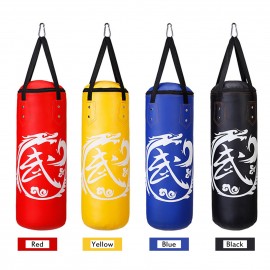 Punching Bag Unfilled Kick Boxing Pouch PU Leather Training Pouching Bag Children Indoor Boxing Exercise Pouch