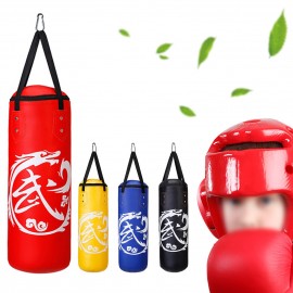 Punching Bag Unfilled Kick Boxing Pouch PU Leather Training Pouching Bag Children Indoor Boxing Exercise Pouch