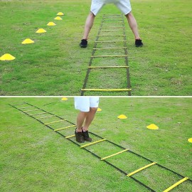 12 Rung Agility Speed Ladder Set 19.7ft for for Soccer Football Fitness Training