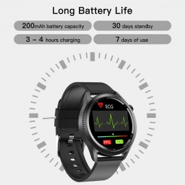 Health & Fitness Smartwatch with Heart Rate Blood Pressure ECG Monitor IP68 Waterproof Watch Fitness Tracker  Smartwatch Sports Tracker Bracelet for Men Women