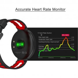 IP67 Heart Rate Smart Watch Wristband Bracelet Fitness Tracker with Sleep Counter Monitor