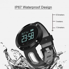 IP67 Heart Rate Smart Watch Wristband Bracelet Fitness Tracker with Sleep Counter Monitor