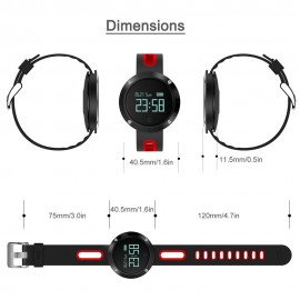 IP67 Heart Rate Smart Watch Wristband Bracelet Fitness Tracker with Sleep Counter Monitor