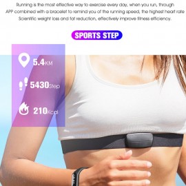 M3 Heart Rate Blood Pressure Monitoring Smart Sports Bracelet BT Touch Screen MultiFunctional Watch